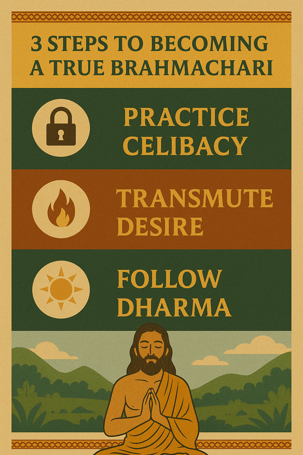 English Celibacy Yoga Meditations Training programs